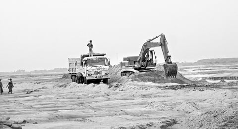 Political parties behind illegal sand mining
