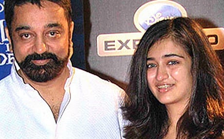 Akshara Haasan charts the acting path; Kamal and Sarika feel otherwise
