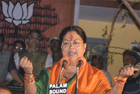 Vasundhara Raje Sworn in as Rajasthan Chief Minister
