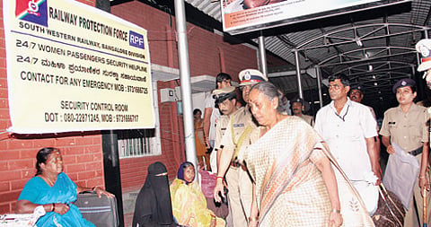 Women’s helpline on trains launched