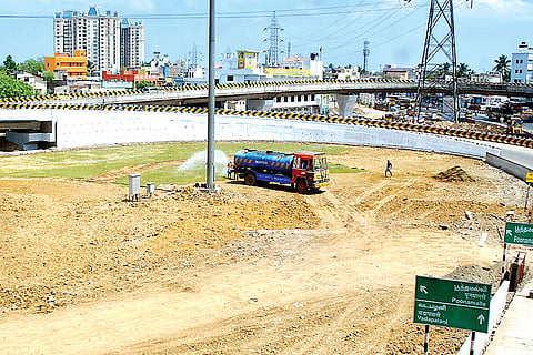 Greener under the flyover!