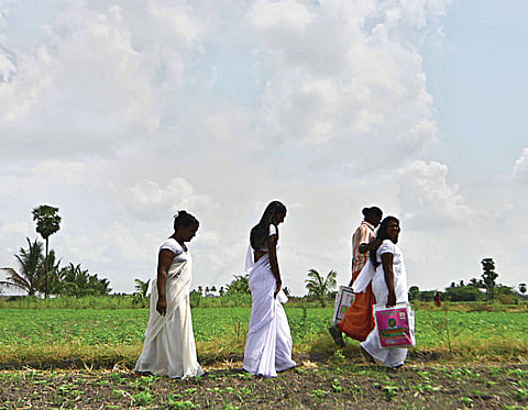 Men too join ‘Thali’ ritual to fulfil vow to Koothandavar