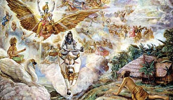 Attaining the subtle and soft Sadashiva within