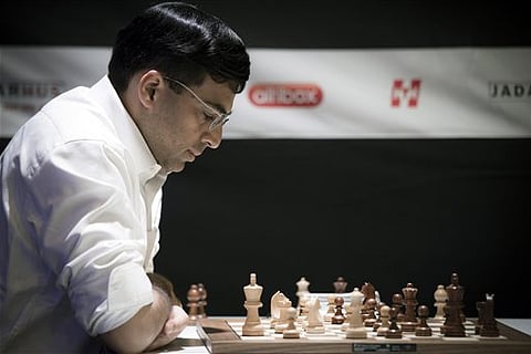 Anand opens account with a draw in Tal Memorial Chess