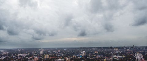 Monsoon clouds gathering