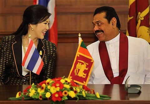 Thailand PM meets with Sri Lankan president