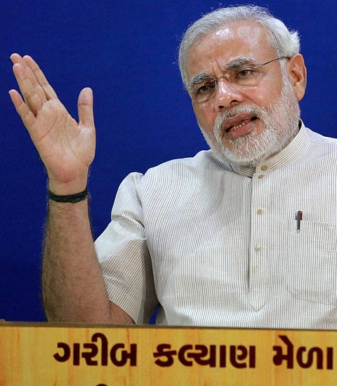 Centre worried only about 'nephews and uncles': Modi