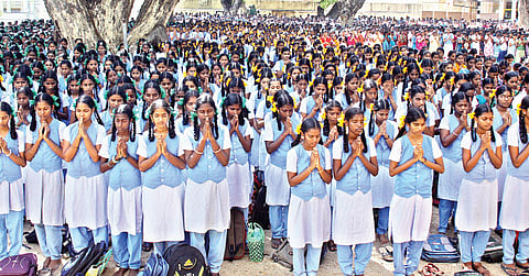 Dry start for government school students