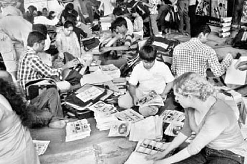 Youth for Seva pack kids to school