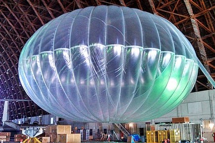 Google launches Internet-beaming balloons