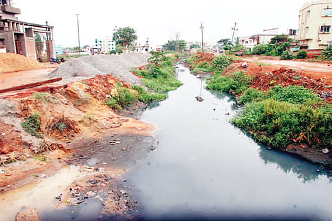 Of damaged drains