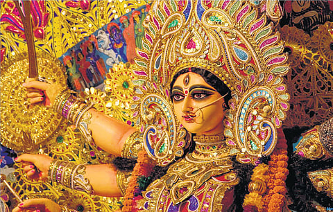 Women represent four energies of Goddess Gouri