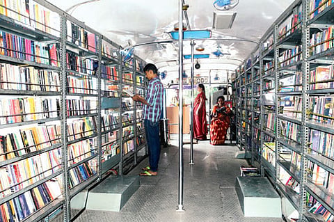 Books on wheels: Mobile library, a hit