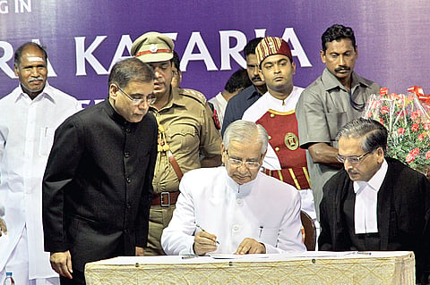 Kataria sworn in as 21st LG of Pondy