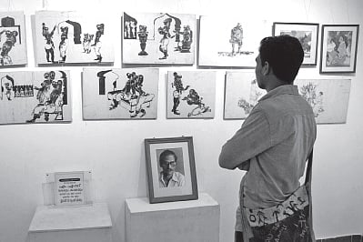 A glance at strokes of a master artist