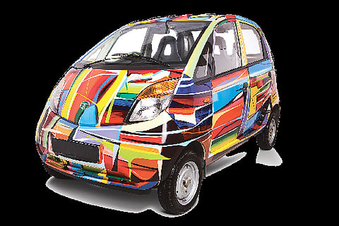 Art of a Nano fetches over Rs 13 Lakh