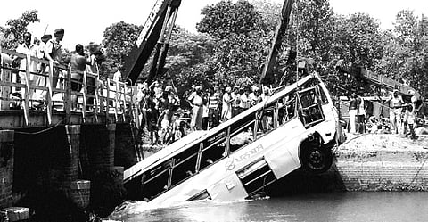 2 killed, 42 missing as bus plunges into canal in Punjab