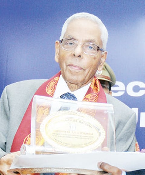 MIOT founder conferred with honorary degree