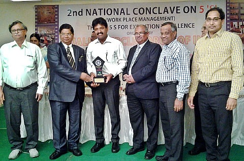 Excellence Award in '5S' Implementation for Visakhapatnam Steel Plant
