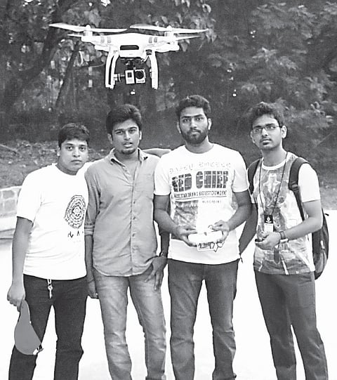 NIT-C Students Develop '3 Idiots' Fame Quadrotor