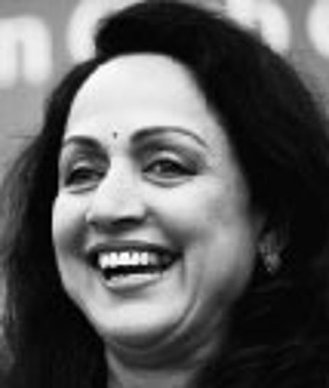 Hema Malini Drives into Mathura Nagari