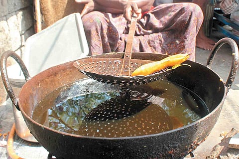 The food safety department has been diligently collecting reused cooking oil from hotels and eateries in the district.