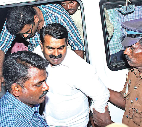 Seeman Gets Bail in Melur Tollgate Staff Attack Case
