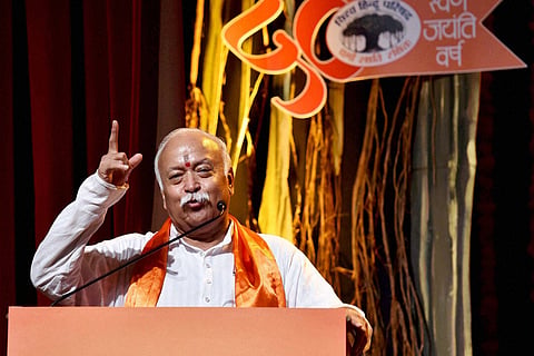 RSS chief Mohan Bhagwat.