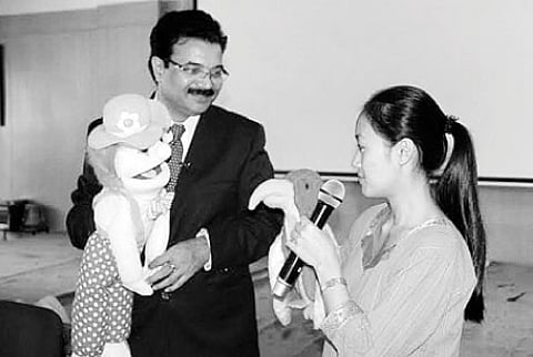 Teaching through the art of puppetry