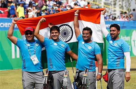 Indian Men Shoot Down Historic Archery Gold