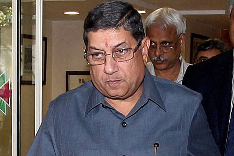 N Srinivasan. (PTI)
