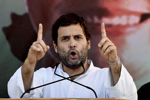 Congress leader Rahul Gandhi.