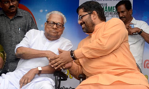 VS Quotes 'Ramayanam' to Flay Vellappally Natesan