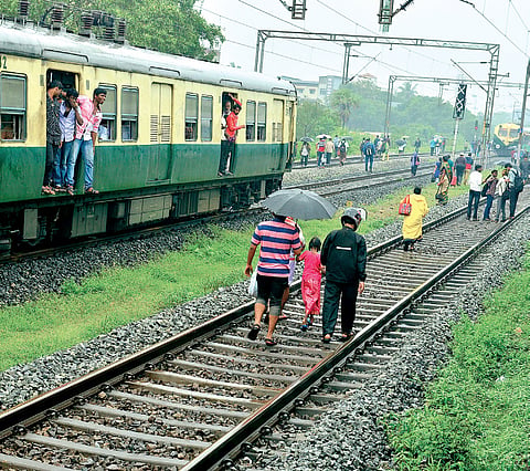 Chennai Rain Disrupts Train Services