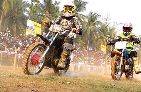 Super Stunts by Dirt Bike Riders Wow Spectators