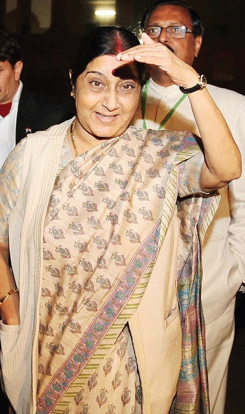 Sushma Swaraj in Row Over Lalit Modi Travel Documents