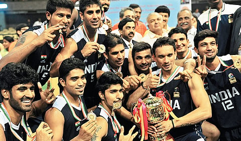 India Hoopsters Maul Lanka to Retain South Asian Supremacy
