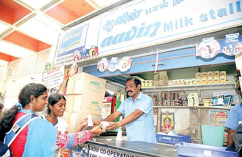 Aavin Begins Selling Ice-creams at Central