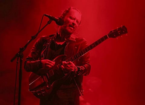 Iconic alternative rock band Radiohead"s Thom Yorke performs at the Austin City Music Festival. (Photo | AP)