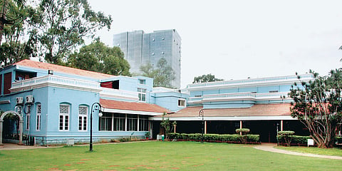 . The L-shaped Brigadier Annexe Hall S Manjunath
