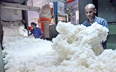 Functioning of a private cotton mill in Coimbatore | a raja chidambaram