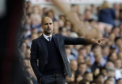 Manchester City’s manager Pep Guardiola (Photo|AP)