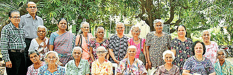Widows and dependants of several World War II veterans