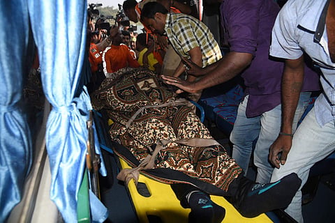 Dead Body of Uday found at Thippagondanahalli. (EPS)