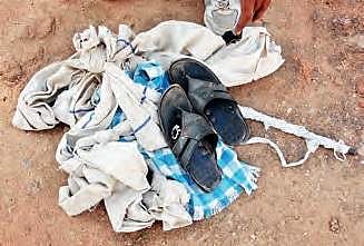The bedsheets used by the prisoners to climb the wall of prison in Warangal | Express Photo