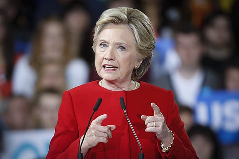 Democratic presidential candidate Hillary Clinton | AP