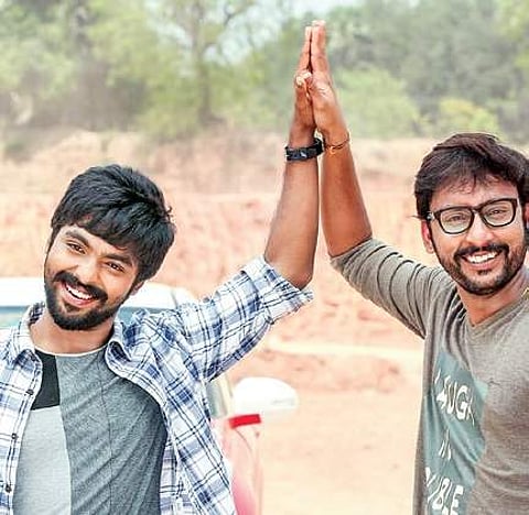 A still from the film ; (inset) M Rajesh