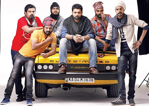 Giri Krishna, Pramod Shetty, Rajath, Ashwin Rao Pallaki and Chandan with Rakshit Shetty