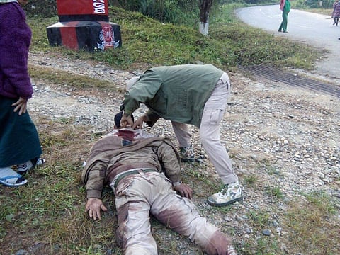 A constable who was killed in the rebel attack in Manipur on Thursday | Express
