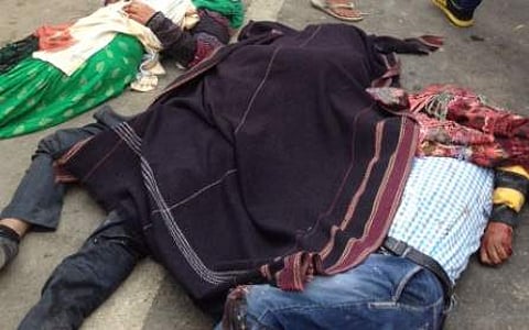 The government school teachers were killed in the accident. | EPS